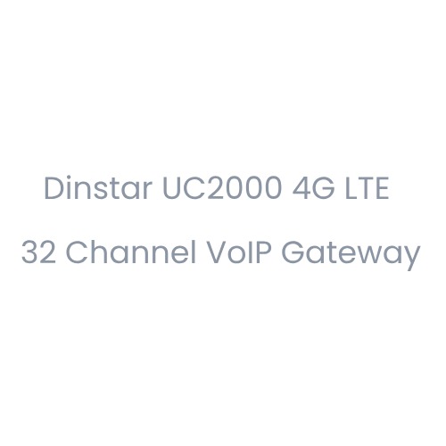 Dinstar UC2000 4G LTE 32 Channel VoIP Gateway Dinstar UC2000 4G LTE 32 Channel VoIP Gateway