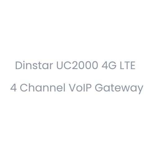 Dinstar UC2000 4G LTE 4 Channel VoIP Gateway Dinstar UC2000 4G LTE 4 Channel VoIP Gateway