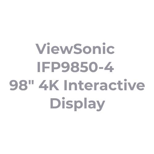 ViewSonic IFP9850-4 ViewBoard 98″ 4K Interactive Display ViewSonic IFP9850-4 ViewBoard 98″ 4K Interactive Display