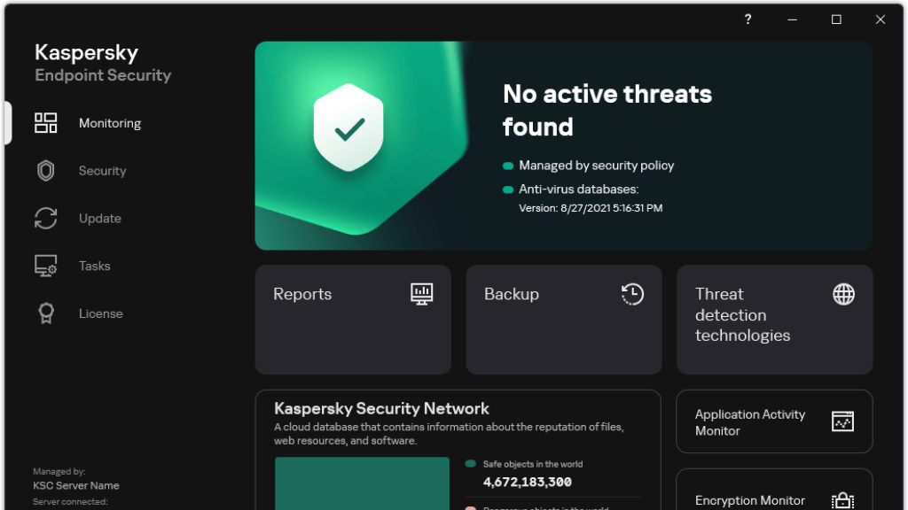 Key Features of Kaspersky Endpoint Security