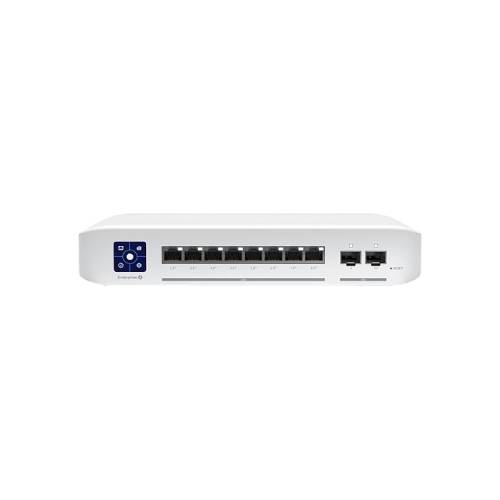 Ubiquiti USW-Enterprise-8-PoE+ Multi-Gigabit Switch with 10G Uplinks